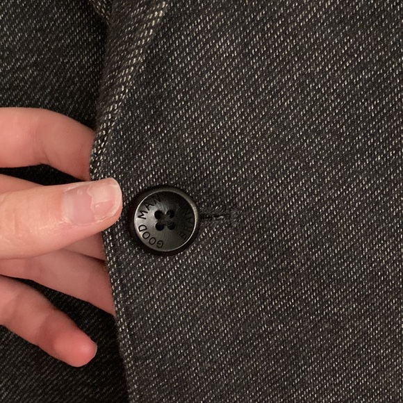 Good Man Brand 100% Cotton Herringbone Blazer - Picture 8 of 13
